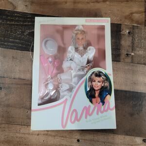 Vintage Vanna White Limited Edition Original Wedding Dress and Doll